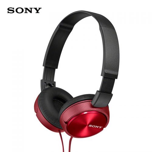 索尼（SONY） MDR-ZX310 耳機(jī)頭戴式重低音通用手機(jī)電腦音樂(lè) 紅色 官方標(biāo)配