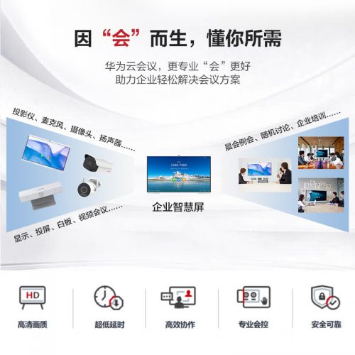 華為B2 65英寸電子白板高清無(wú)線投屏教學(xué)一體機(jī)