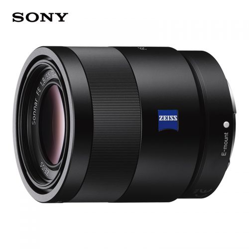 索尼（SONY）Sonnar T* FE 55mm F1.8 ZA全畫幅蔡司標準定焦微單相機鏡頭 E卡口(SEL55F18Z)人像 街拍 風光